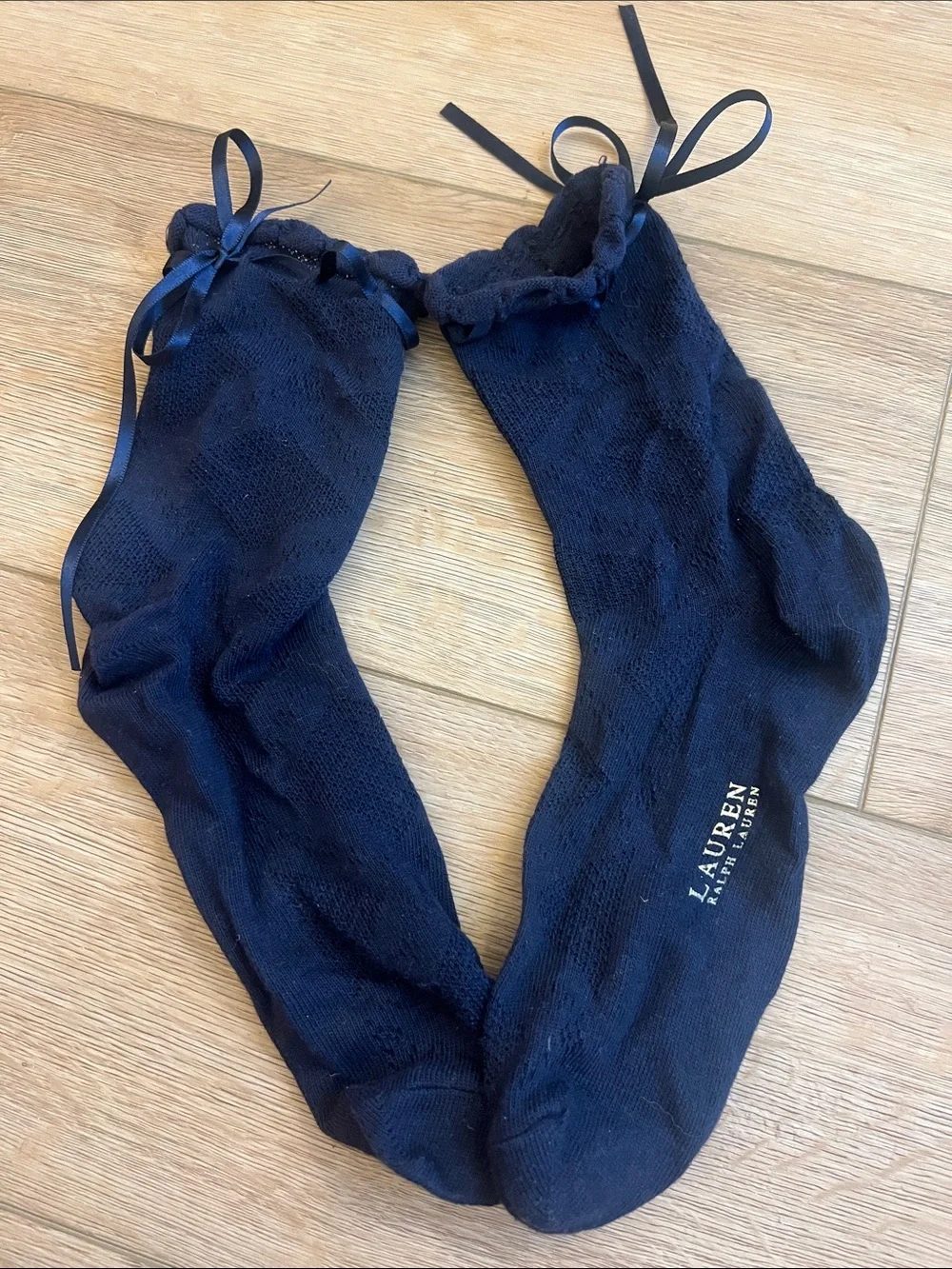 Lauren Ralph Lauren Women’s Socks 3 Pair Pink Navy Green